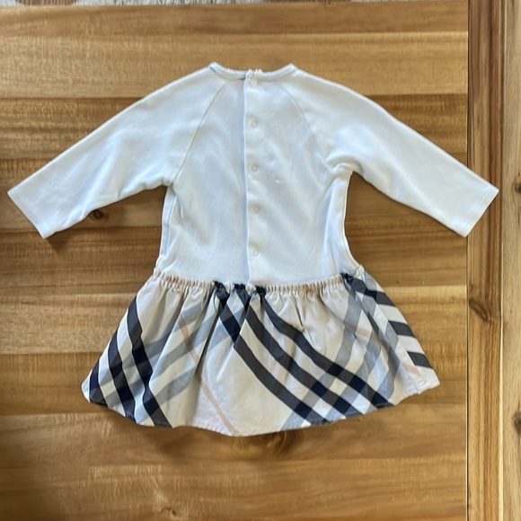 Burberry Long Sleeve Dress, size 12m - Picture 3 of 3